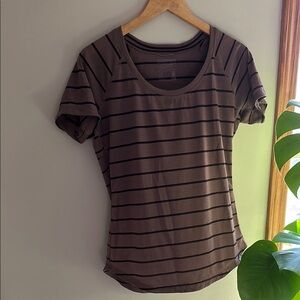 NWOT Patagonia Purple Striped Women's Tee M